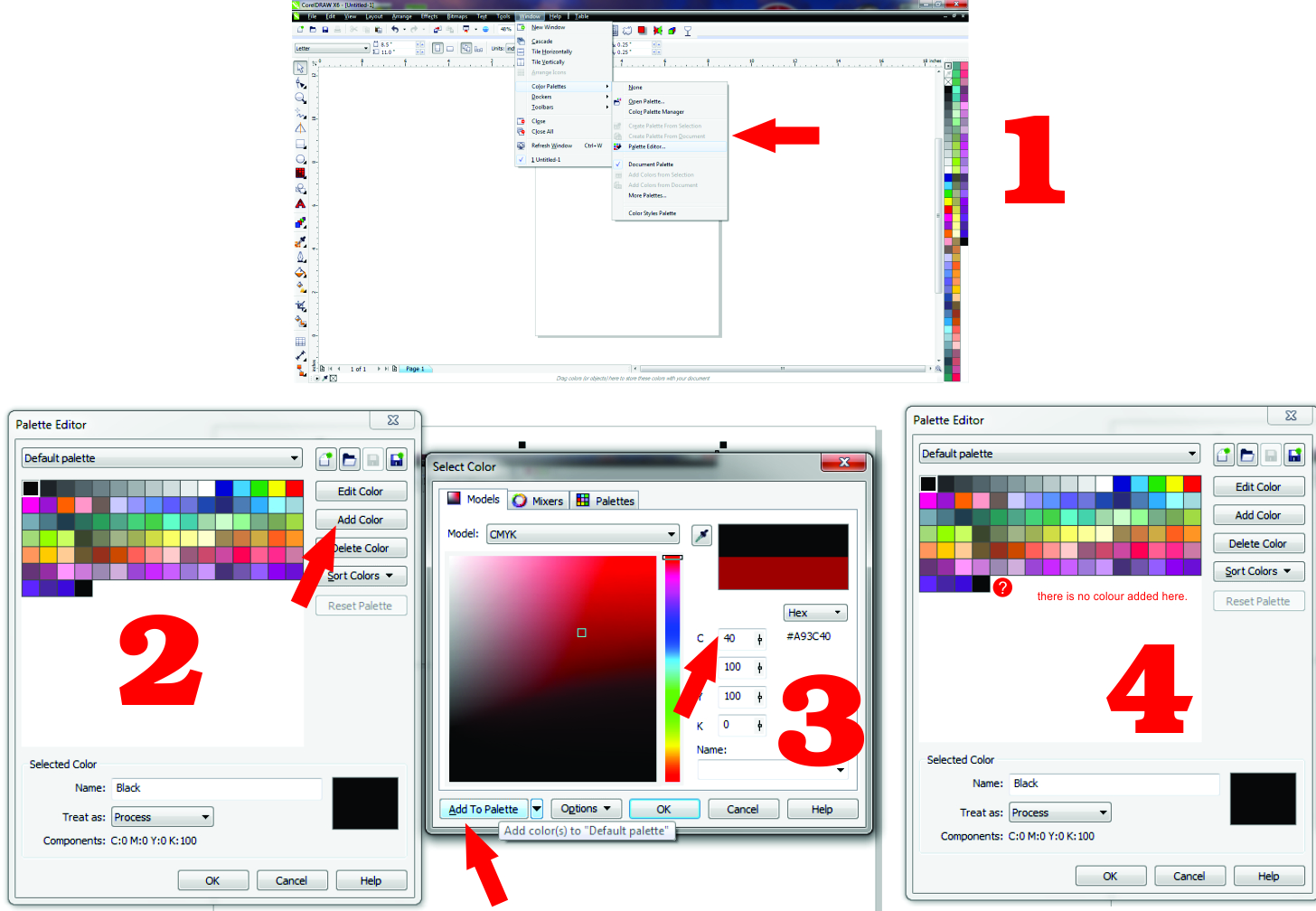 Corel Draw X6 Colour Plate Editor Does not Add Colours in the Plate? Why? -  CorelDRAW X6 - CorelDRAW Graphics Suite X6 - CorelDRAW Community