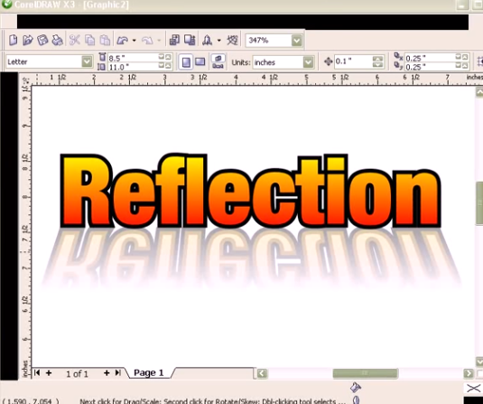 reflection-effect-in-coreldraw-alex-galvez-s-blog-blogs-coreldraw-community