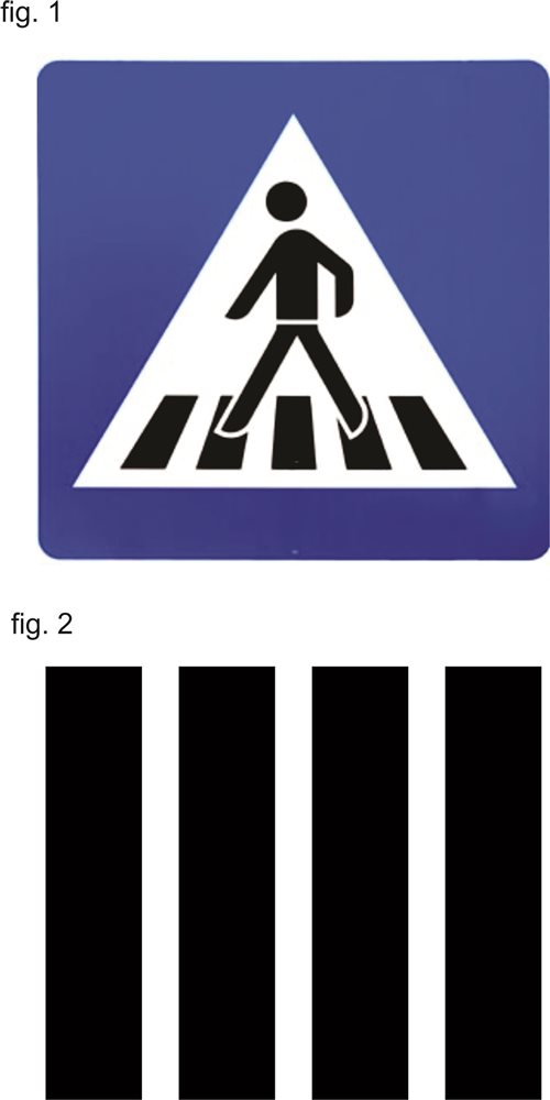 trapezoid shaped traffic sign