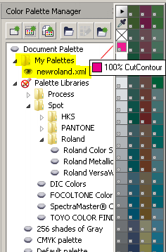 roland color palette download cutcontour coreldraw x5