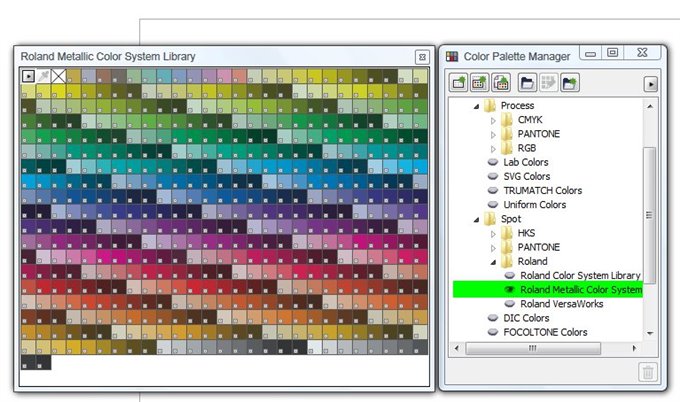 roland color palette download cutcontour coreldraw x5