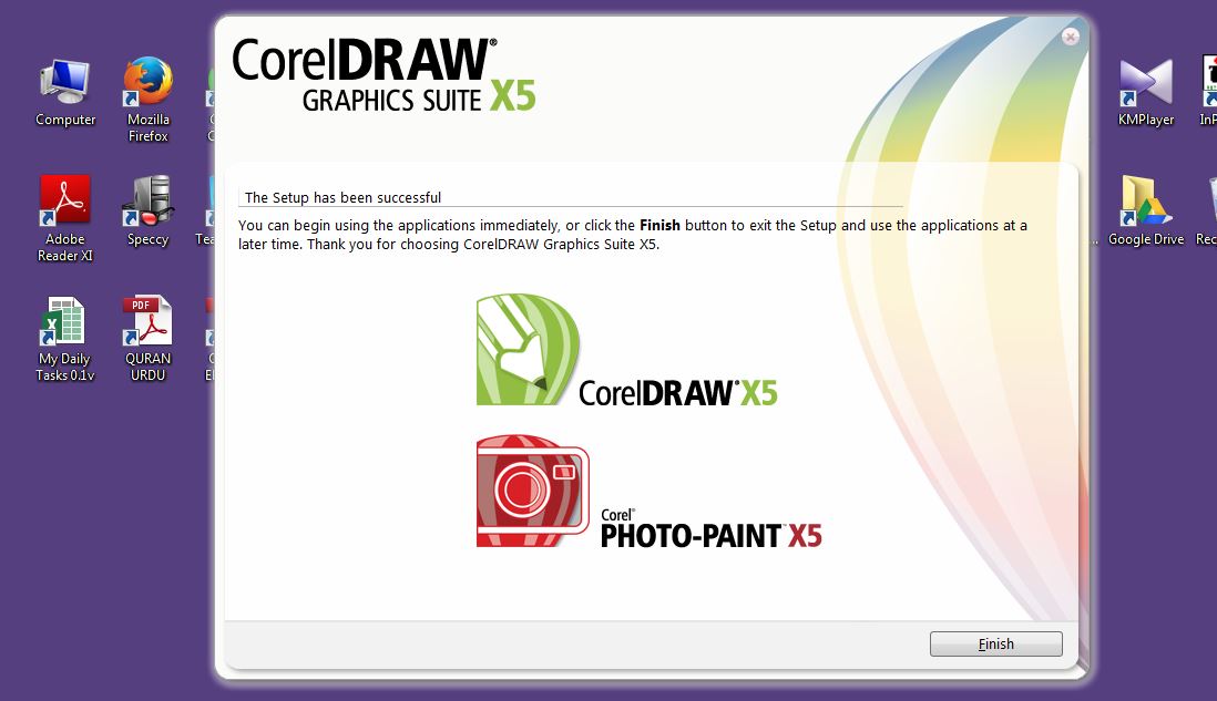 Download and install coreldraw x5