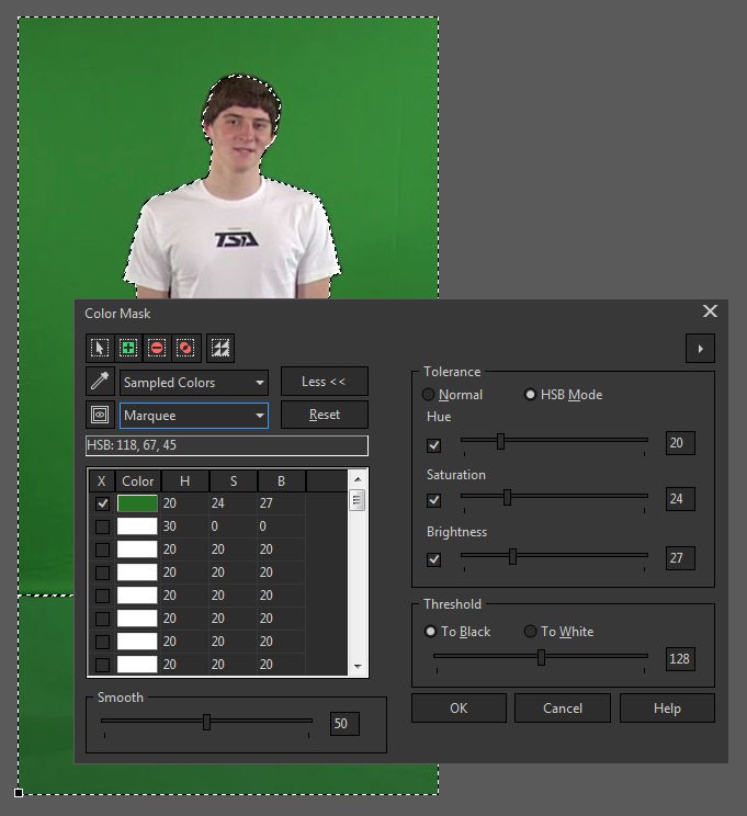delete greenscreen background in corel videostudio pro x6
