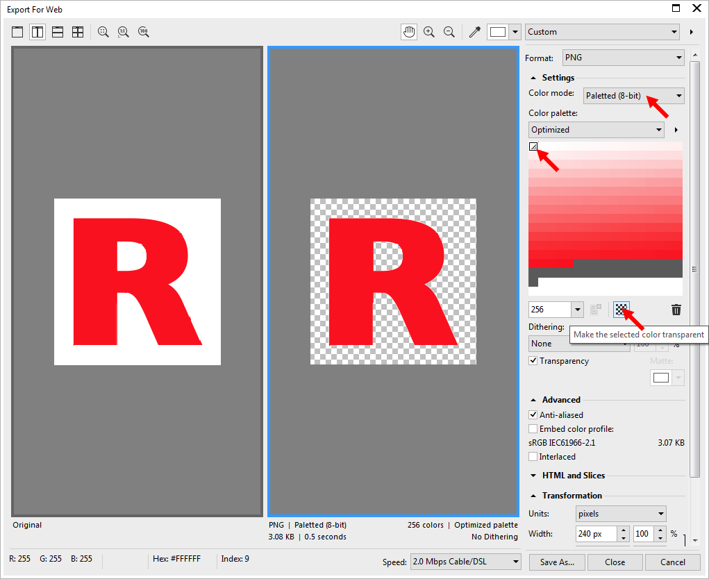 removing background in corel photo paint