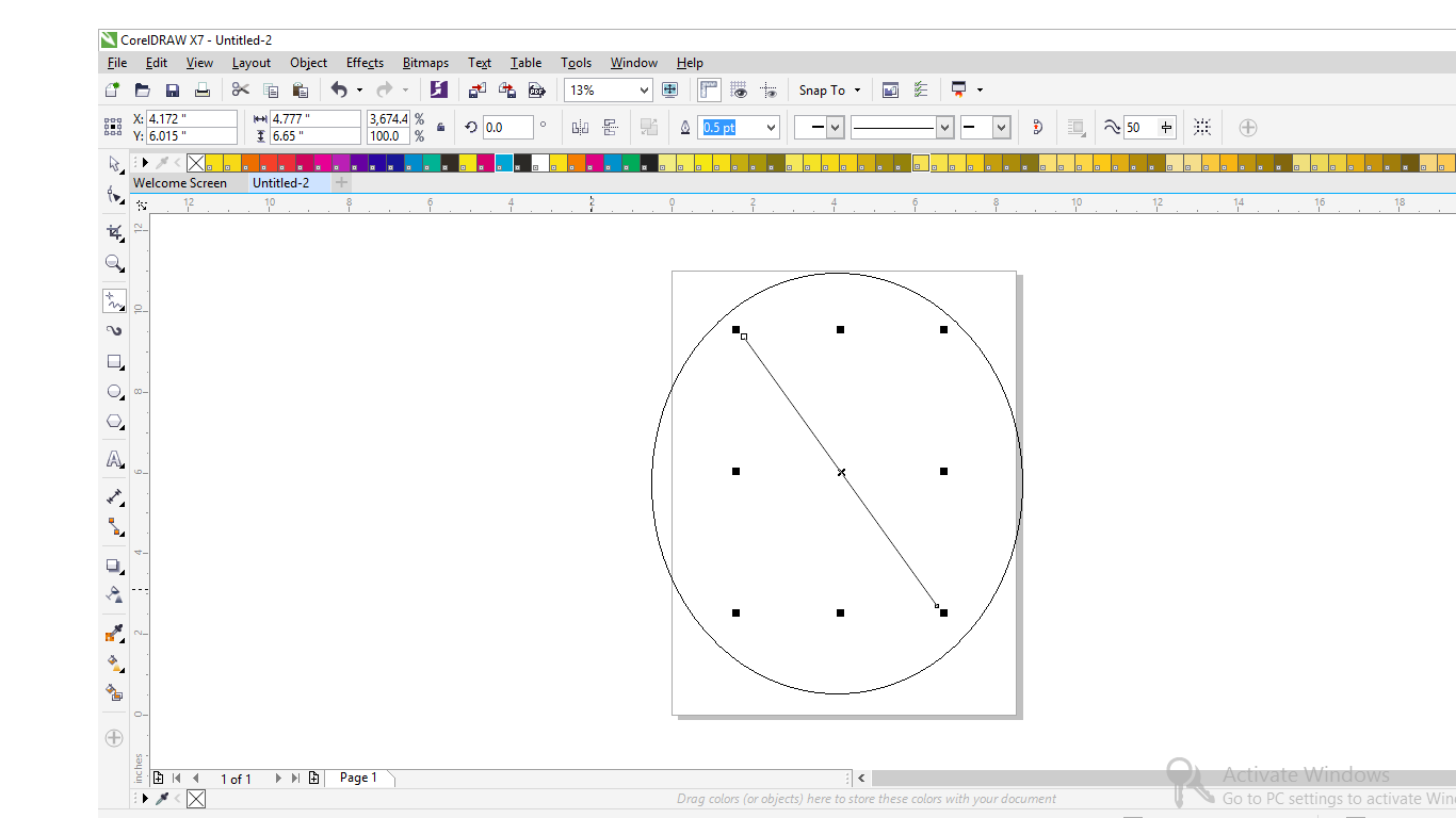 Coreldraw рабочее пространство