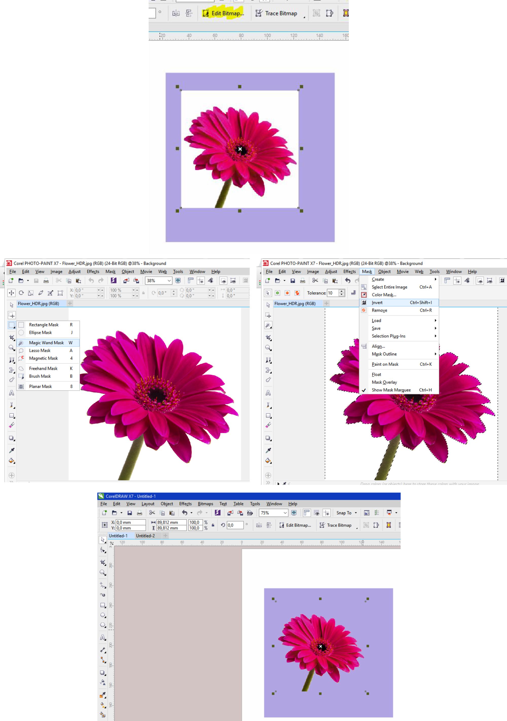 corel draw x7 shortcuts