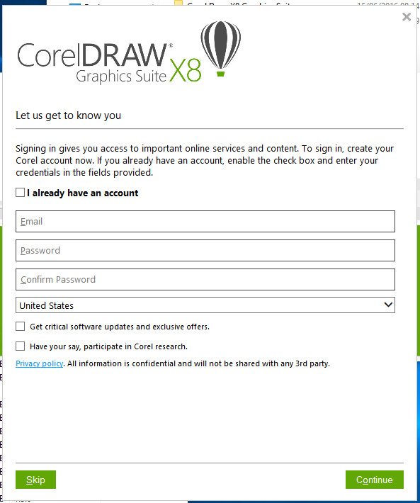 Laugh mucus gambling How to disable the request to create a Corel account on every start of Corel  Draw? - CorelDRAW X8 - CorelDRAW Graphics Suite X8 - CorelDRAW Community