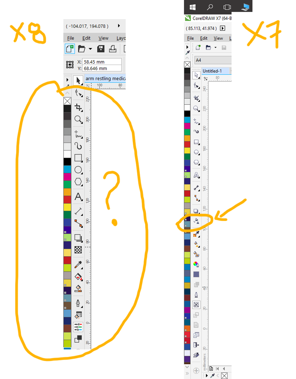 corel draw 11 line transparency