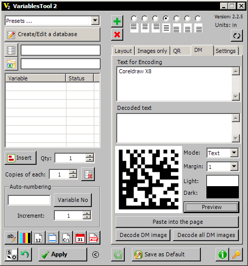 Не работает barcode в coreldraw