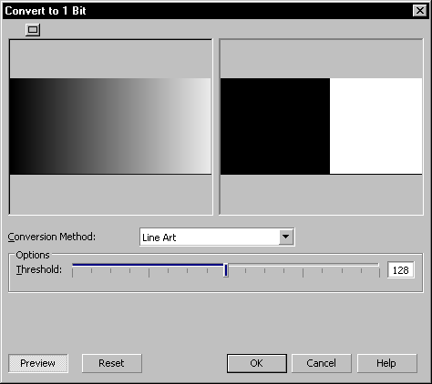 coreldraw macro convert bitmat