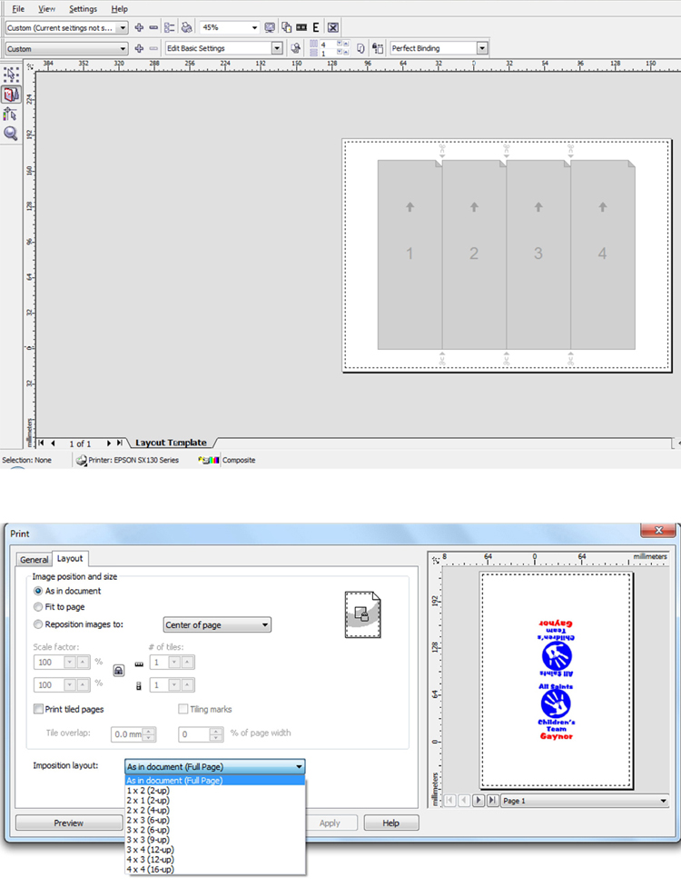 Imposition layout help needed please. - CorelDRAW X6 - CorelDRAW ...