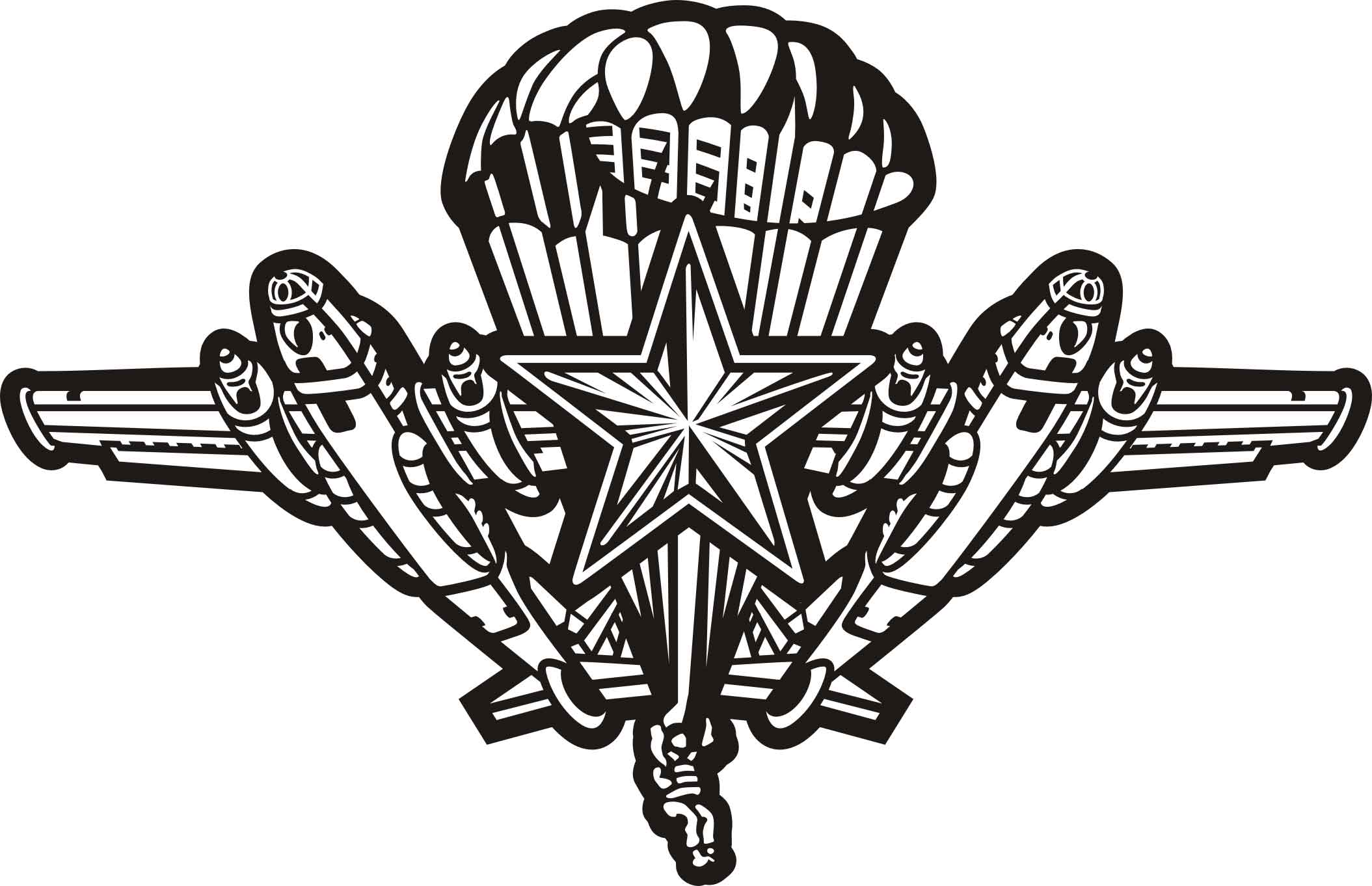 Эмблема десантных войск СССР