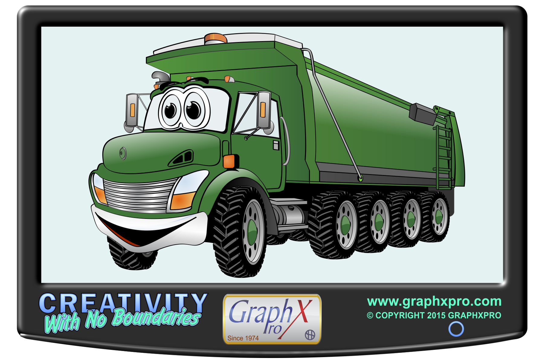 Green Dump Truck Cartoon - Graphxpro's Gallery - Community galleries (GHI)  - CorelDRAW Community