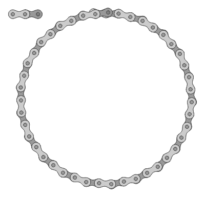 Help: Bicycle chain in a circle shape?? - CorelDRAW Graphics Suite X4 ...