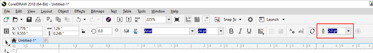 corel draw x5 menu bar not visible windows 10