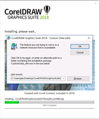corel draw 2018 unrecoverable error importing autocad file