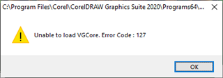 Coreldraw 127 ошибка при запуске coreldraw