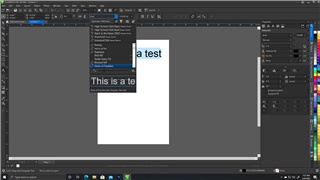 what the font not working in coreldraw 2018