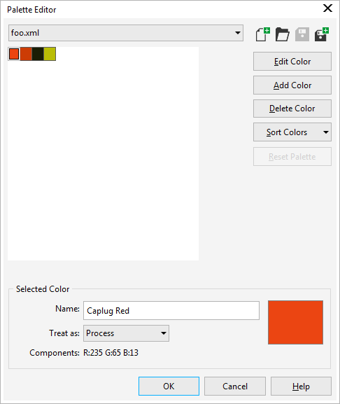 how to add color palet to tool bar in corel draw 10
