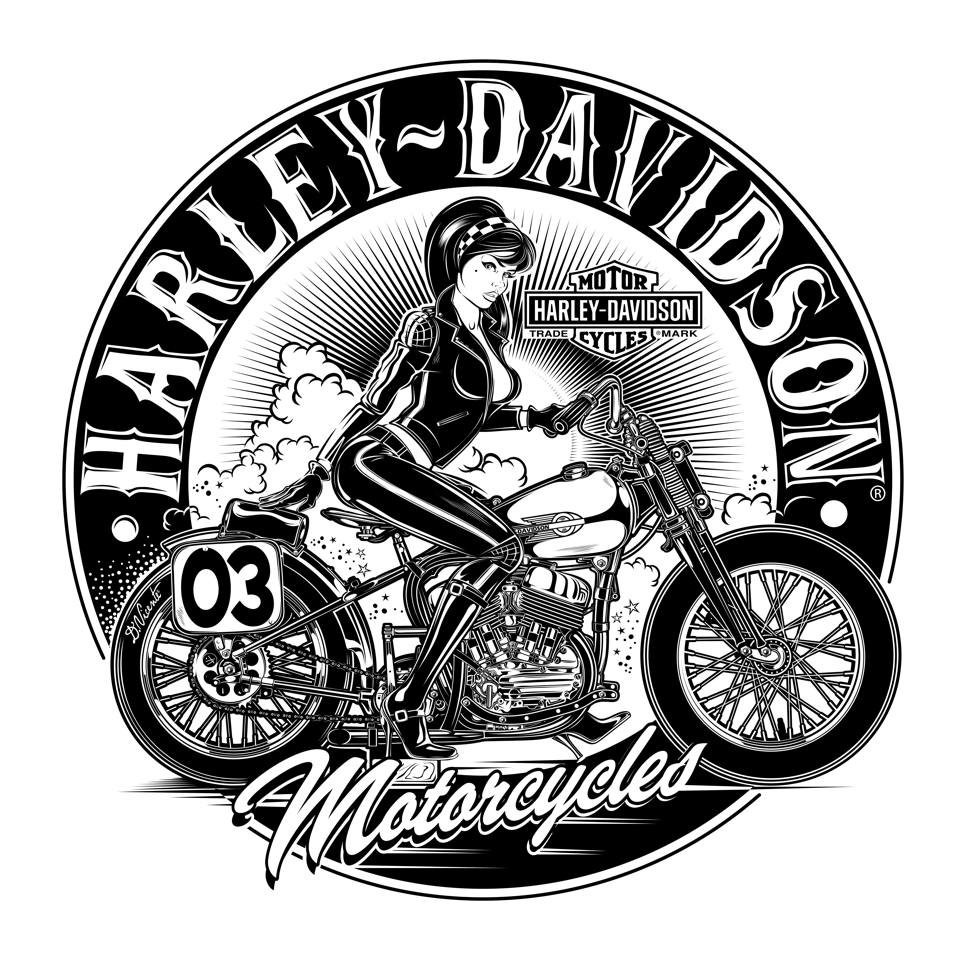 HARLEY-DAVIDSON MOTORCYCLES - David Vicente's Gallery - Community galleries  (DEF) - CorelDRAW Community